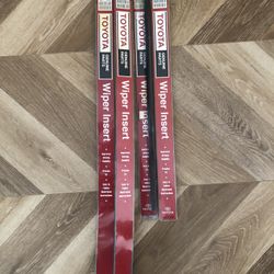 Brand New Toyota Wiper Inserts