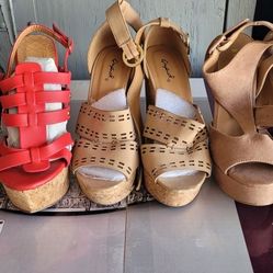 Women Wedges Size 6.5