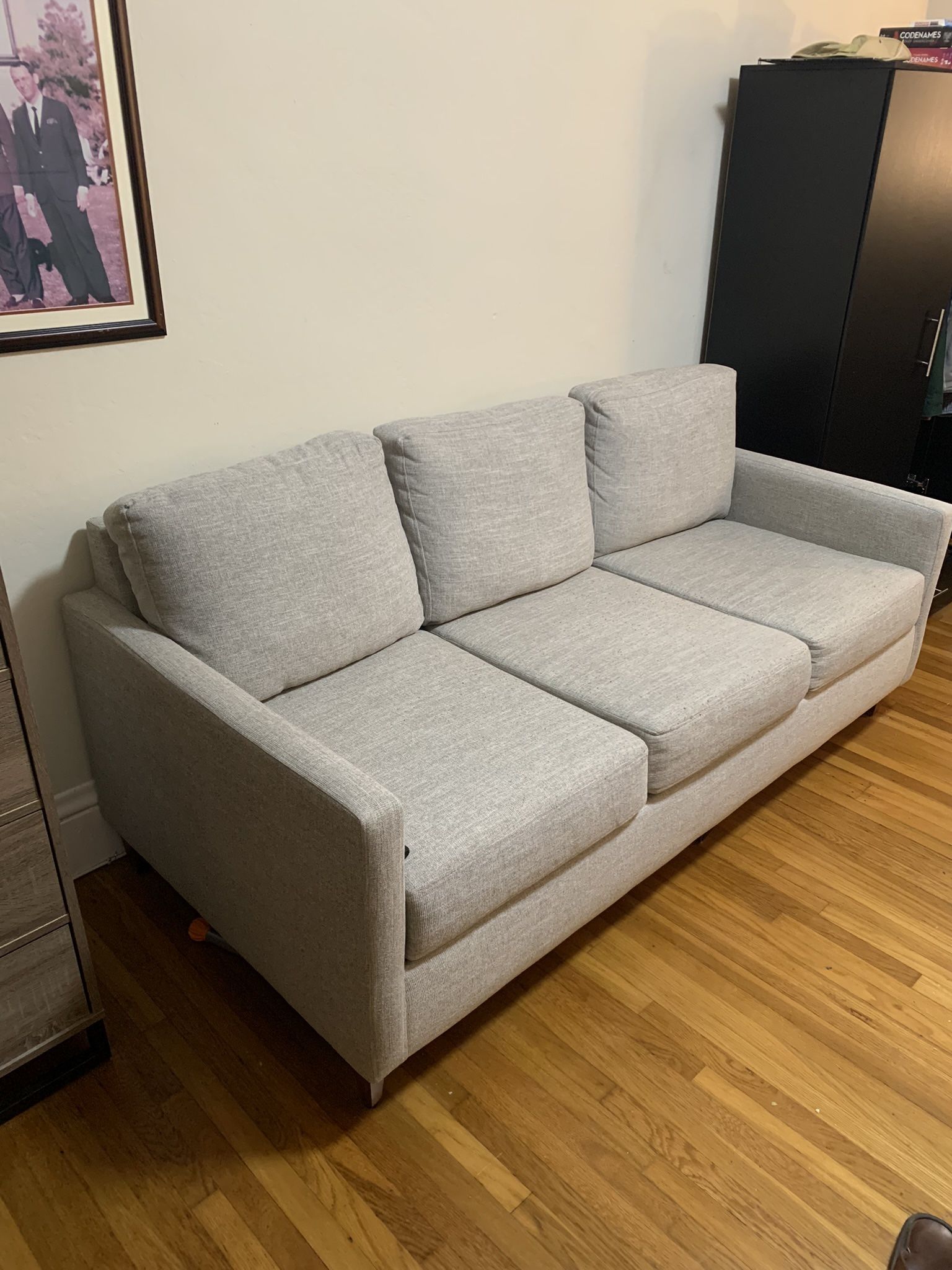Living Spaces Santana Dove 78” Sofa