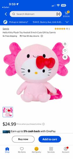 Sanrio hello kitty plush (NWT)