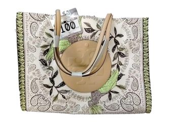 New Tory Burch Ella Printed Tote Multi-color Handbag