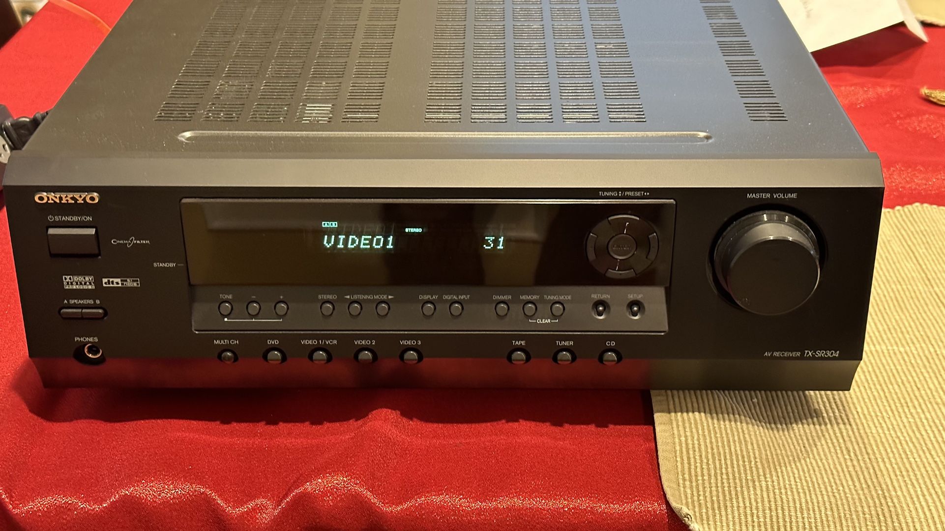 Onkyo TX-SR304 AV 5.1 Channel AV Receiver