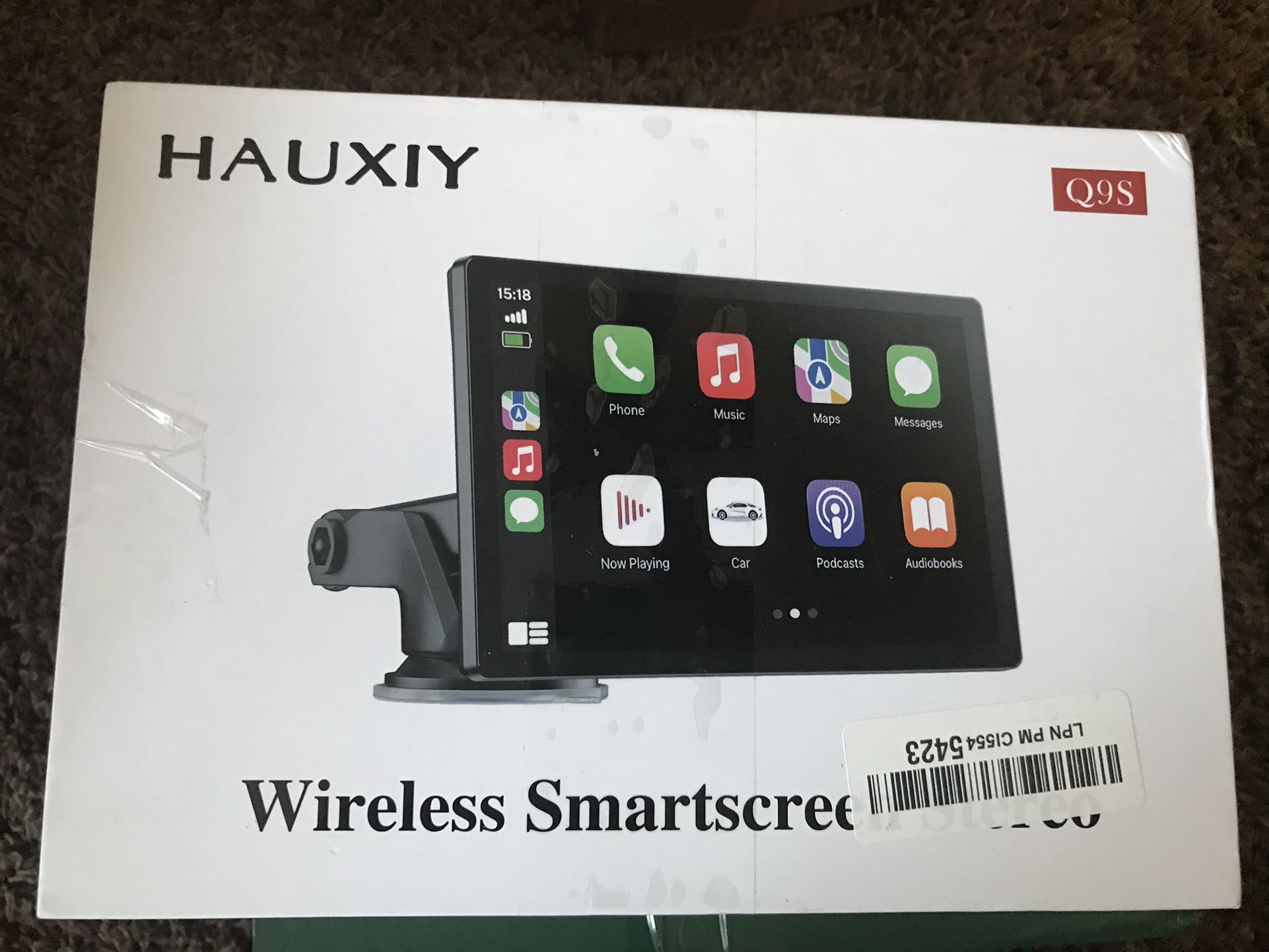 HAUXIY 9” Wireless Carplay Smartscreen Stereo