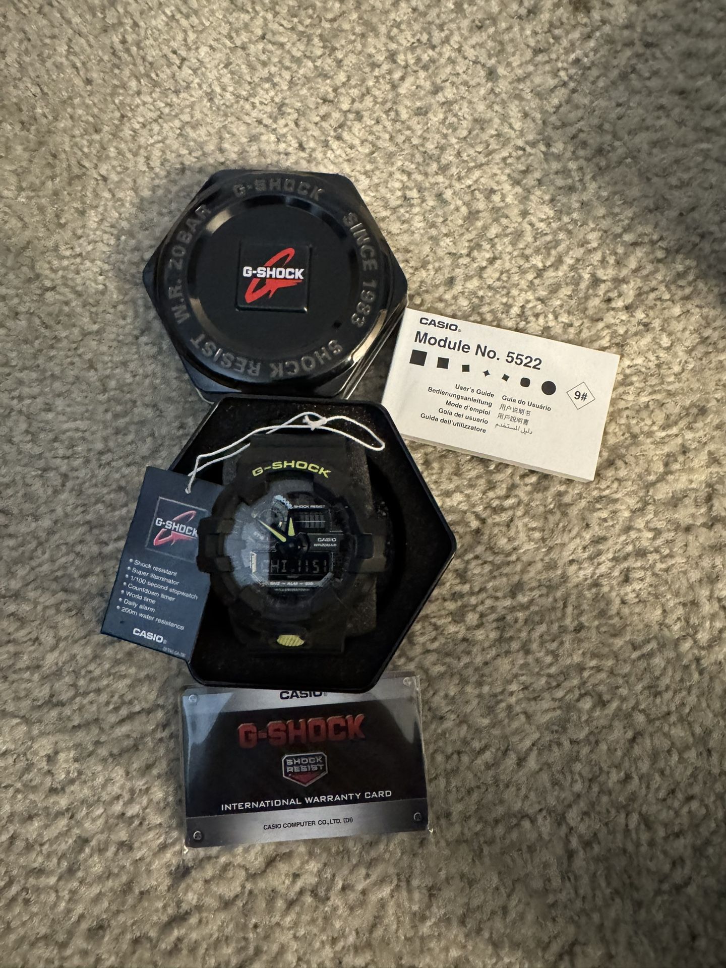 CASIO G SHOCK MODULE 5522 Authentic