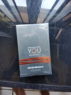 Armani stronger with you absolutely cologne