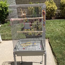Medium Bird Cage With Stand