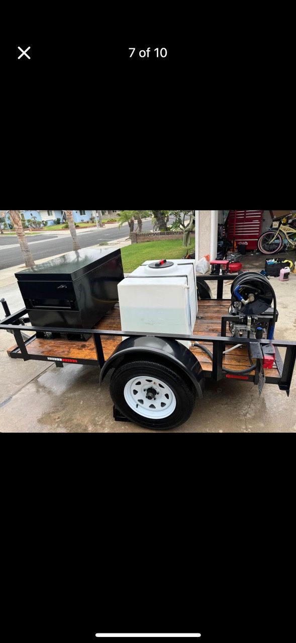 Pressure Washing Trailer