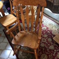 Wooden Rocking Chair