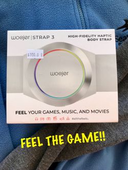 Feel Every Move! With the” HAPTIC FEEDBACK “ Woojer Strap 3 HAPTIC FEEDBACK STRAP! $50 cash