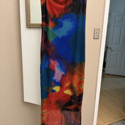 Commense strapless tube midi dress 