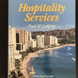 Hospitality Services Food & Lodging College Textbook Used