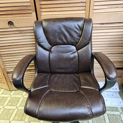Faux Leather Chair