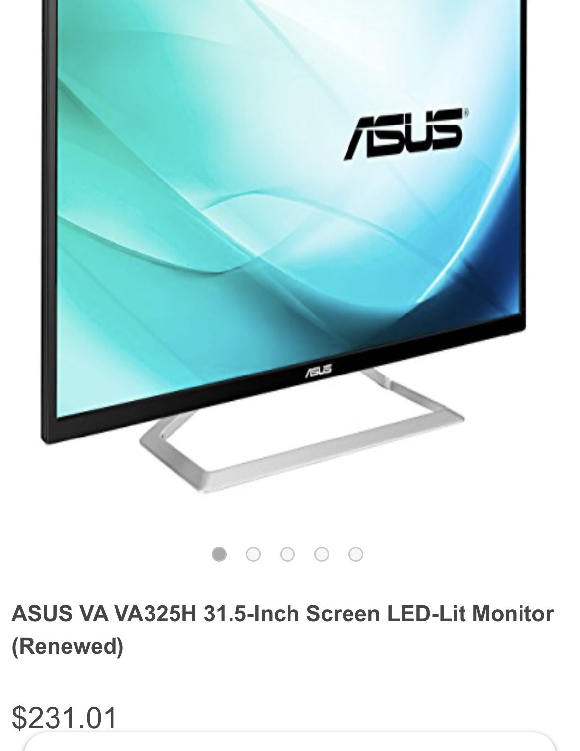 Asus 32’ Monitor (without stand)