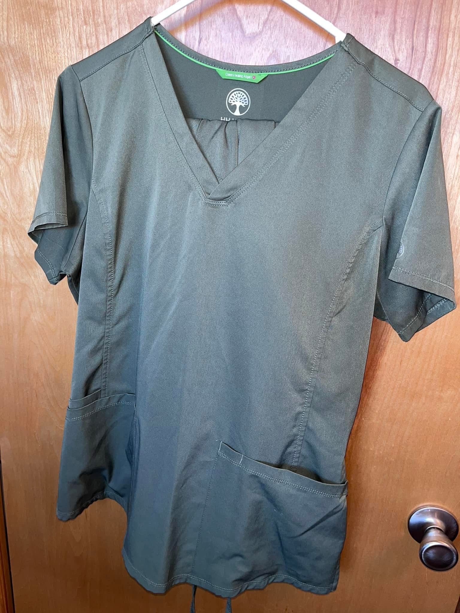 Olive Scrub Set