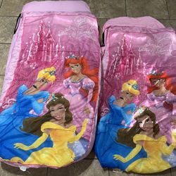 Disney Princess Air Mattress And Camping Sleeping Bag 