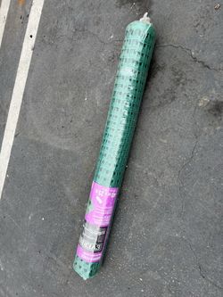 Everbilt Green Plastic Mesh, Garden Fence - 40 In. x 25 Ft. Length