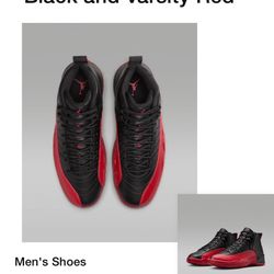Jordan 12 Retro Flu Game(Bred/Black/Red) 