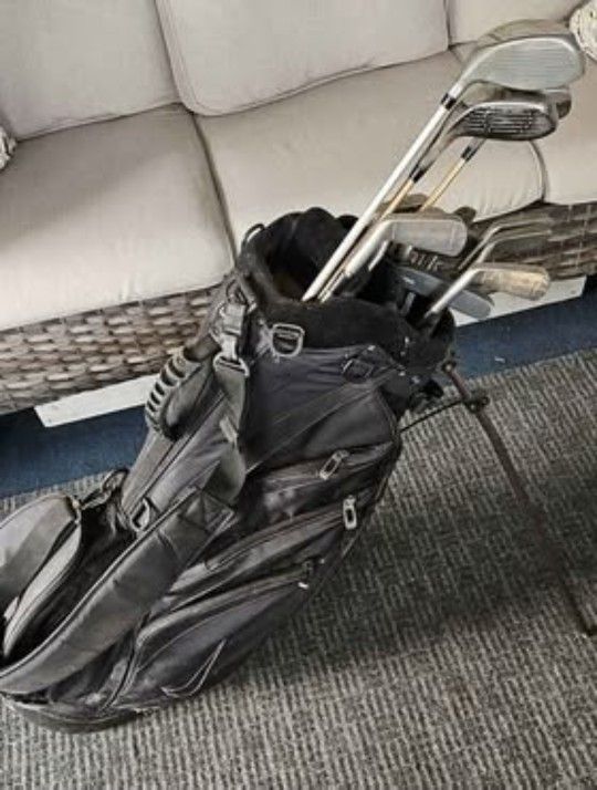 Golf Clubs And Bag
