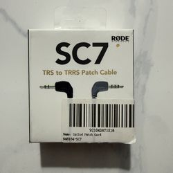 SC7 TRS to TRRS Patch Cable