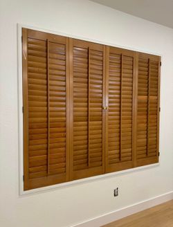 Wood Plantation Shutter 72” x 60”