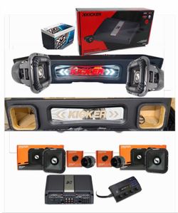 NEW FULL BASS AND VOICE PACKAGE KICKER AUDIO CUSTOM BOX SILVERADO SIERRA CREW CABS 2014-2026