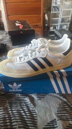 Adidas samba og” Cloud White / Night Indigo / Cream White “