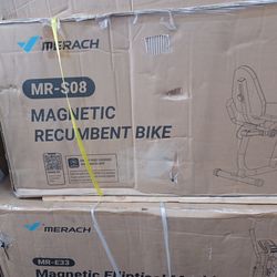 Merach Magnet recumbent bike. MRS08. Full body fitness.  Brand New SEALED