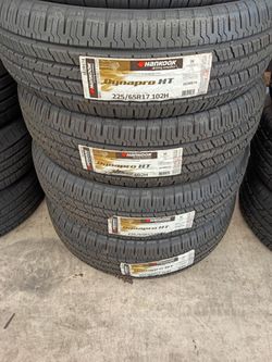 225/65 R17 Hankook DYNAPRO HT New tires and for 4 llantas nuevas instaladas y balanceadas open day 7