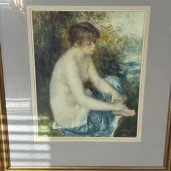 Oil Painting 1878 Petit nu bleu 