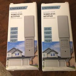  2 PACK , Wireless Keyless Garage Door Keypad 