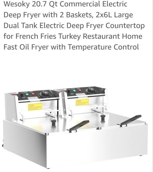 Commercial Electric Deep Fryer