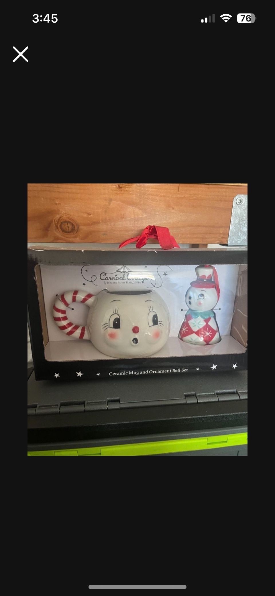 Johanna Parker Ceramic Mug And Ornament Bell Set