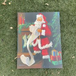 LED Santa Picture 