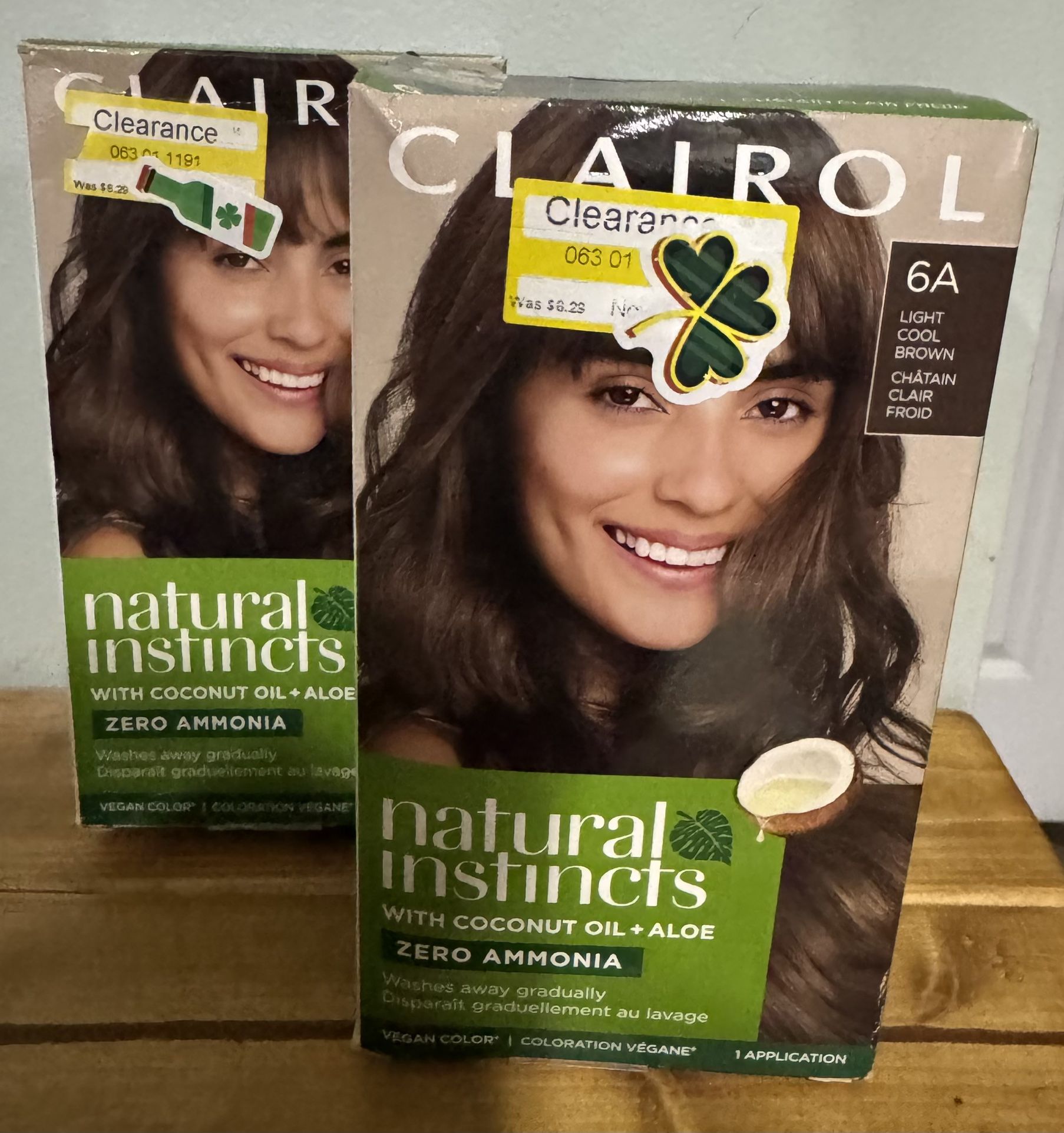 Clairol Natural Instincts 6A, Light Cool Brown 2ct