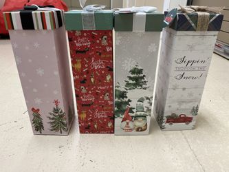 Christmas Wine Boxes