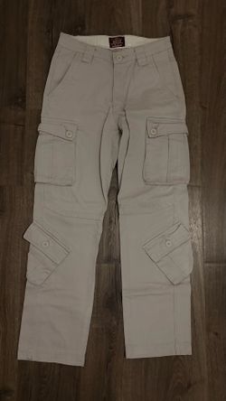 MatchStick Cargo Jeans Silver Grey