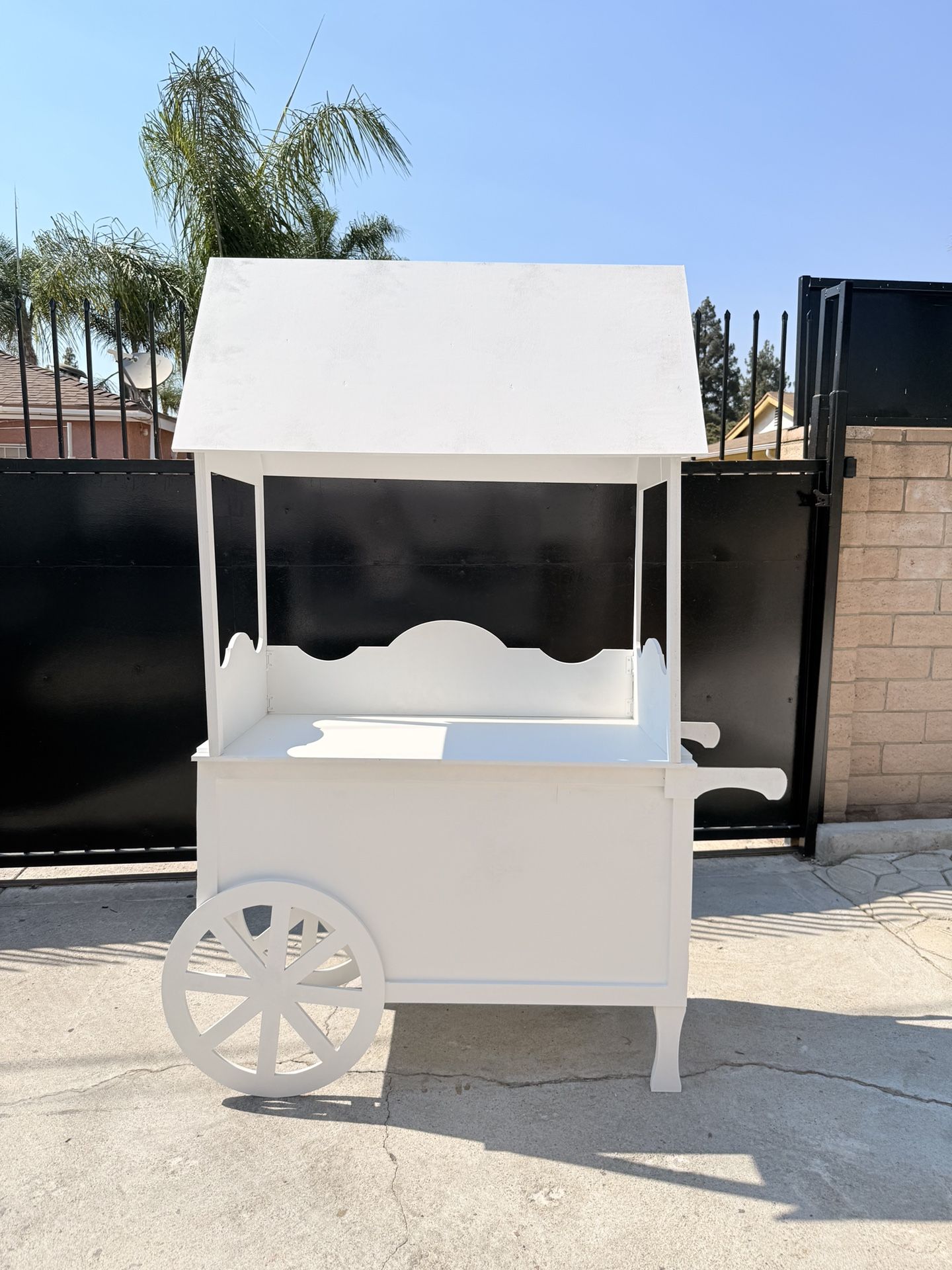 Wooden Candy Cart