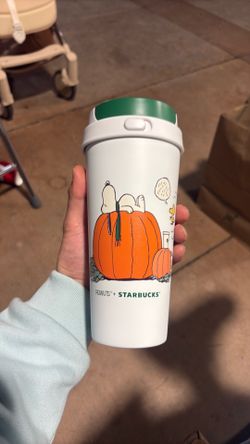 STARBUCKS PEANUTS STAINLESS STEEL TUMBLER