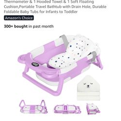Morefeel foldable baby bathtub