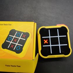 Tic Tac Toe Game Machine, 4 in 1 Handheld Electronic Game
