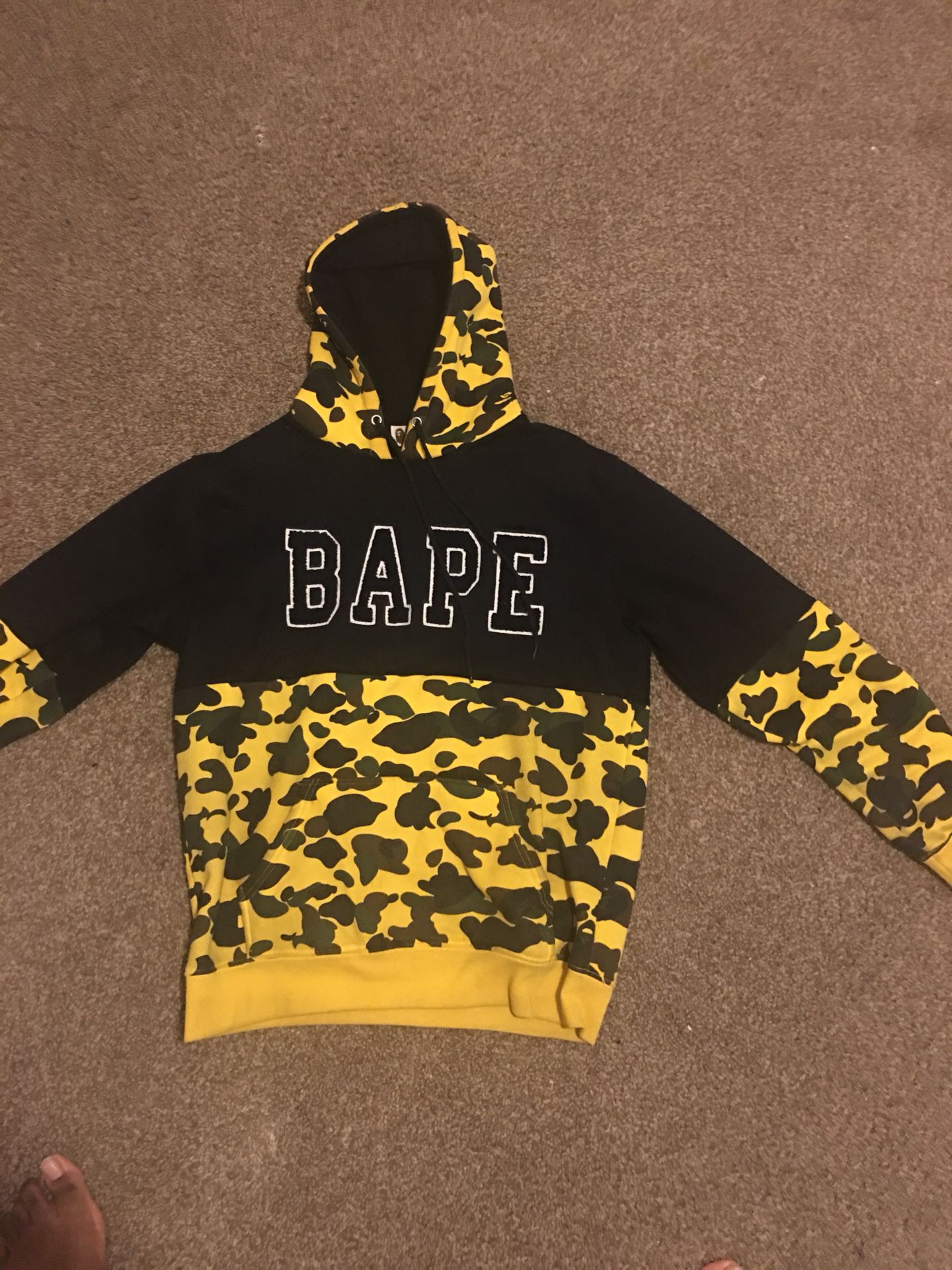 Bape hoodie Size XL but fits like Large