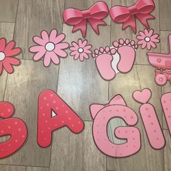 It's A girl Babyshower Yard SIGN 