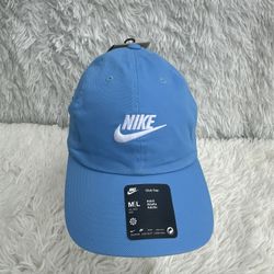 Nike Sky Blue Cap with White Logo size M/L