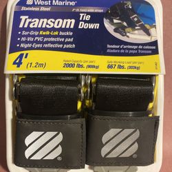 Tie Downs Stainless Steel Transom Boat Trailer