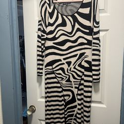 Print Sweater Dress Sz 3X