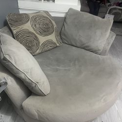 Grey Ottoman 