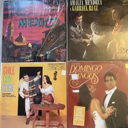 Four Record Albums 