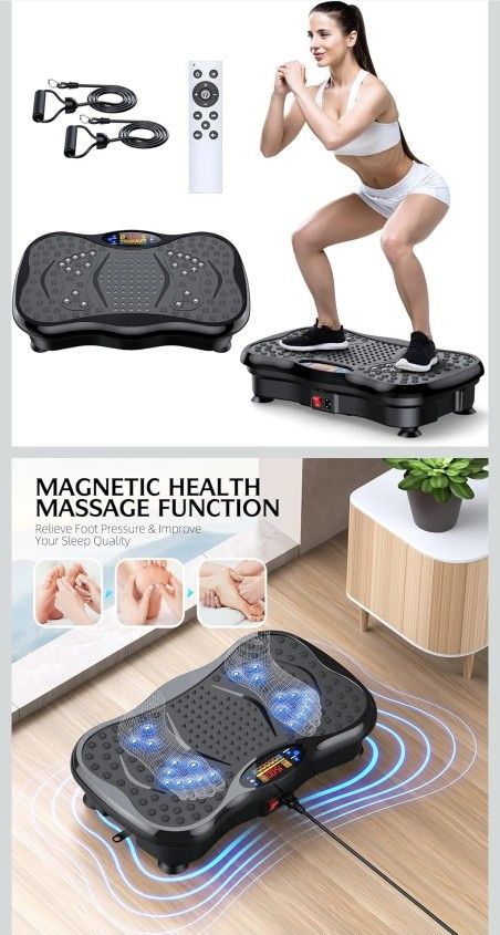 Vibration Plate Exercise Machine, Lymphatic Drainage Machine for Weight Loss