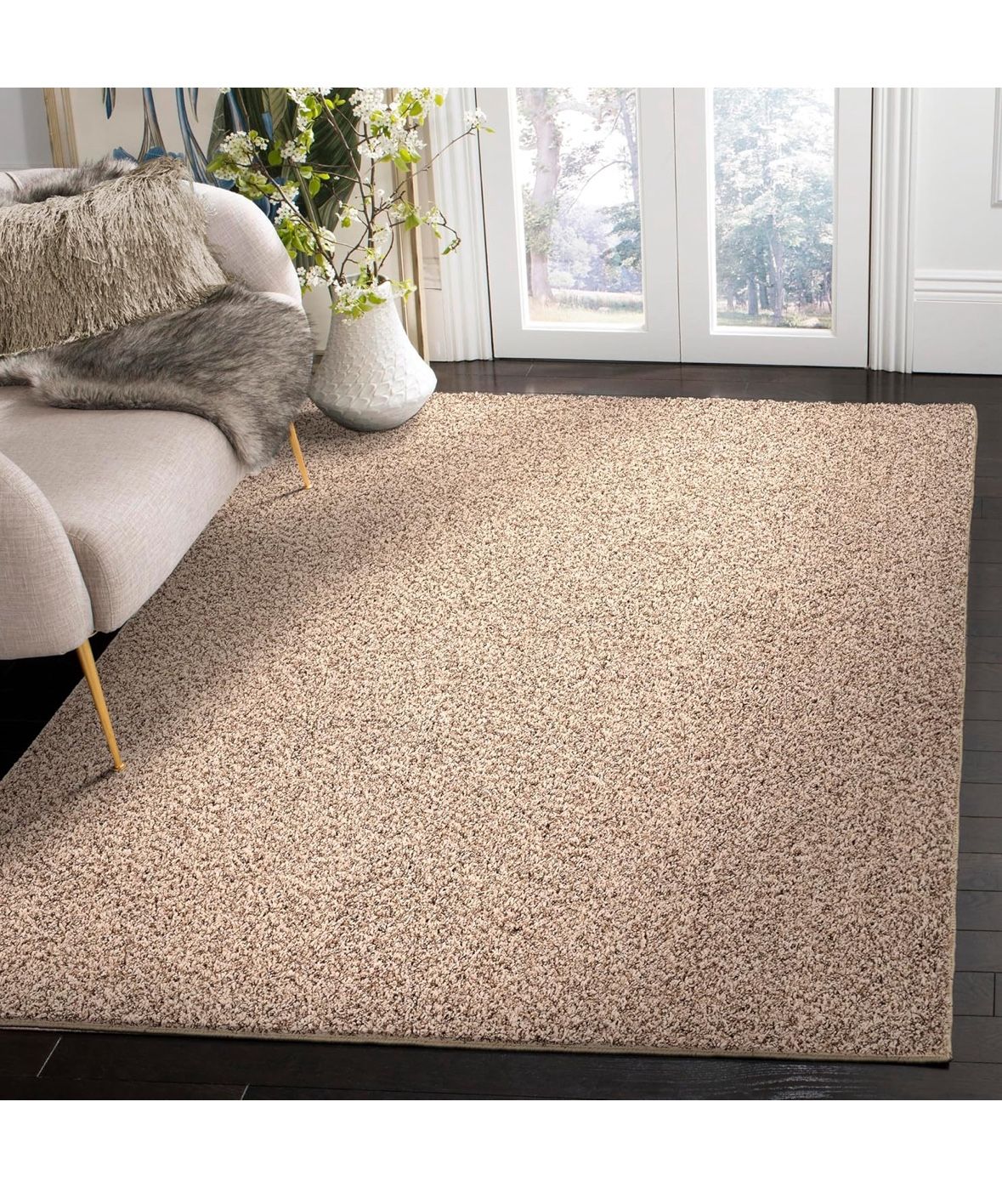 Rug Basic Plush Beige/tan