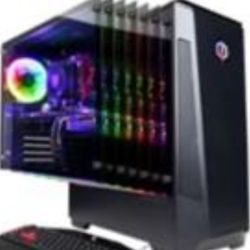 CyberpowerPC - Gaming Desktop - AMD Ryzen 3 2300X- 8Gb Memory -AMD Radeon RX 570 - 1TB HDD +240 GB SSD - Black